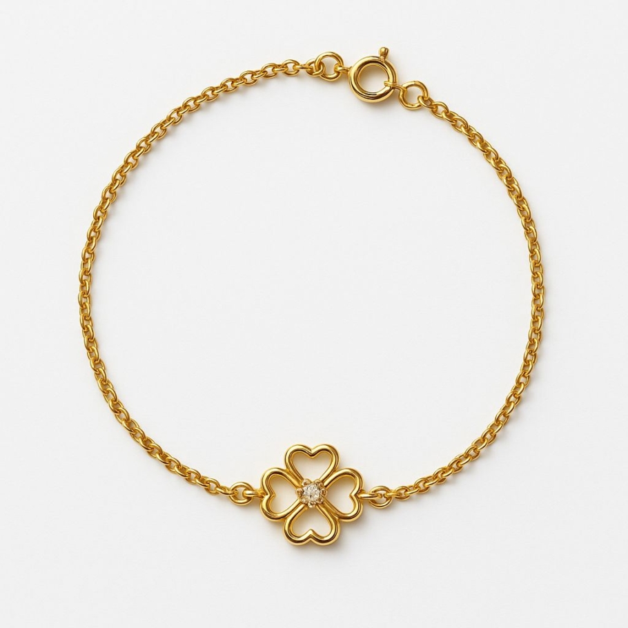 Bratara Trifoi Copii Aur 14K BC-34