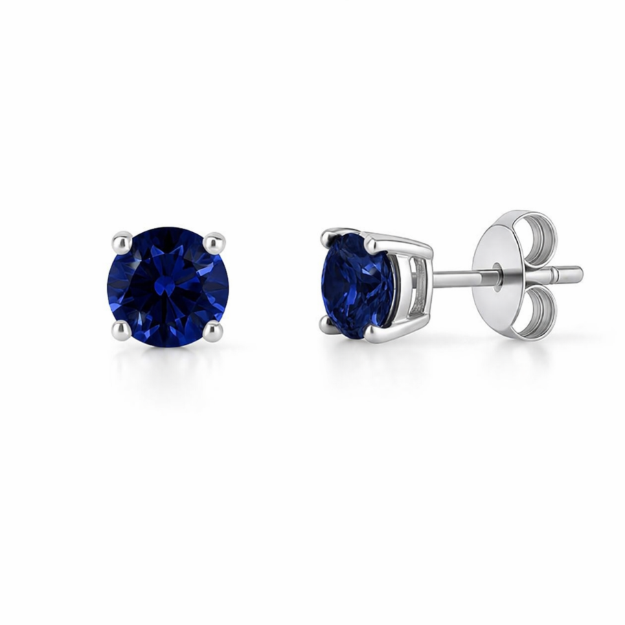 Cercei Cu Safir Aur 18K ASO1248