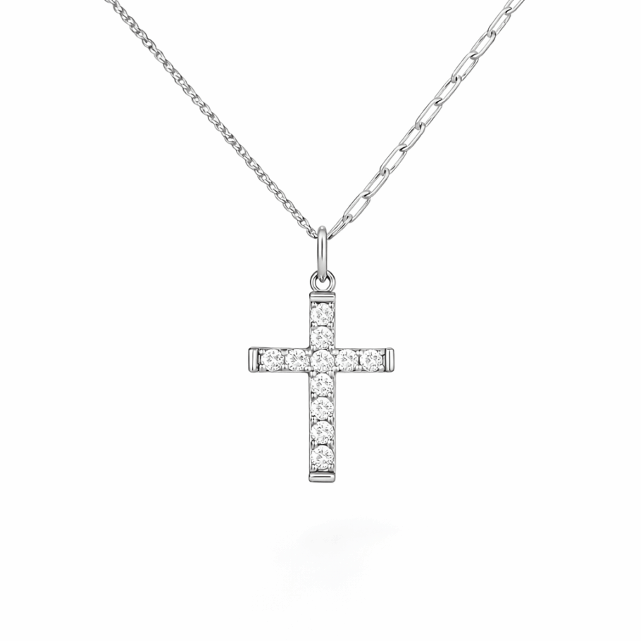 Colier Cruciulita Argint AN-03