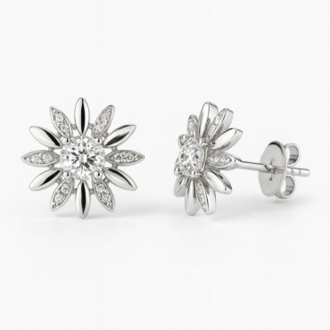 cercei floricica argint ac 5