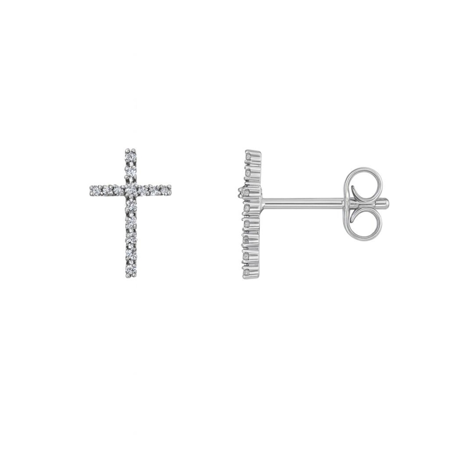 Cercei Cruce Argint AC-22
