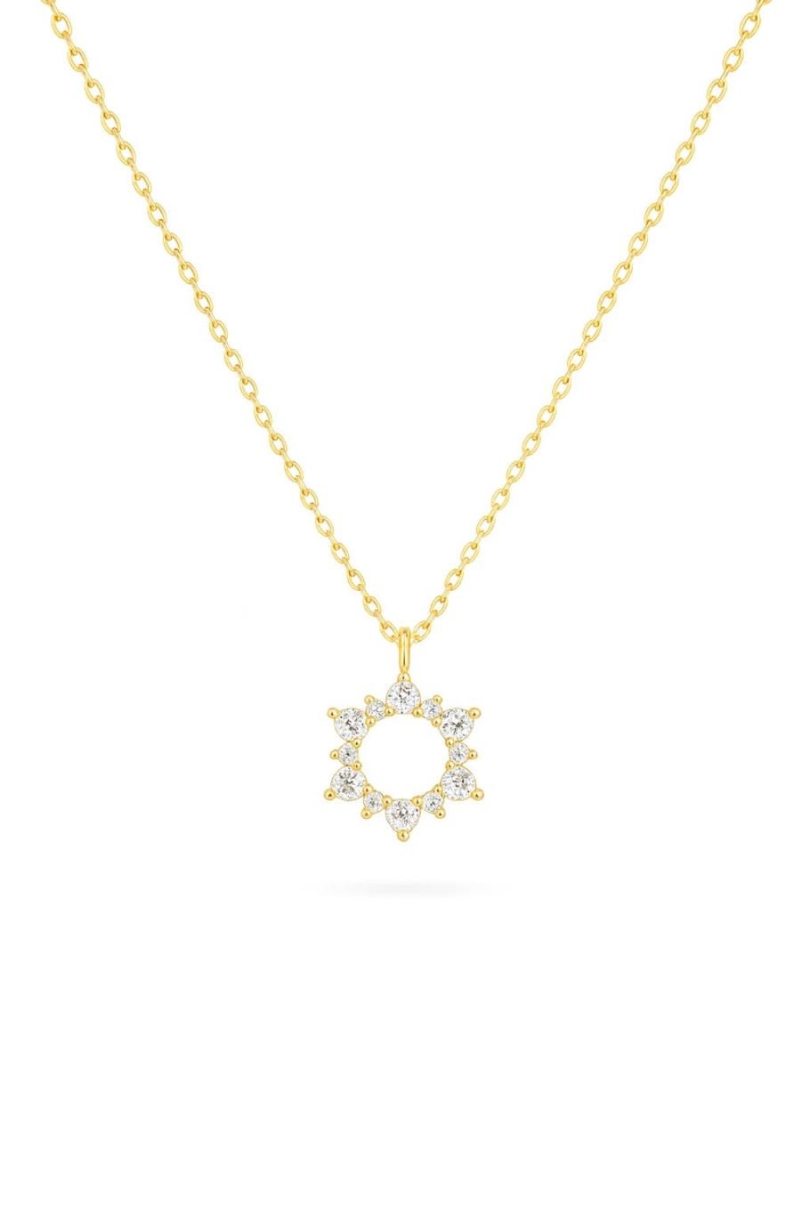 Colier Cu Diamante Aur 18K AKL0778