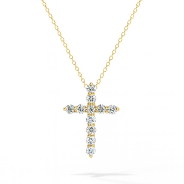 colier cu diamante aur 18k ahc2282 0.07ct, 0.23ct