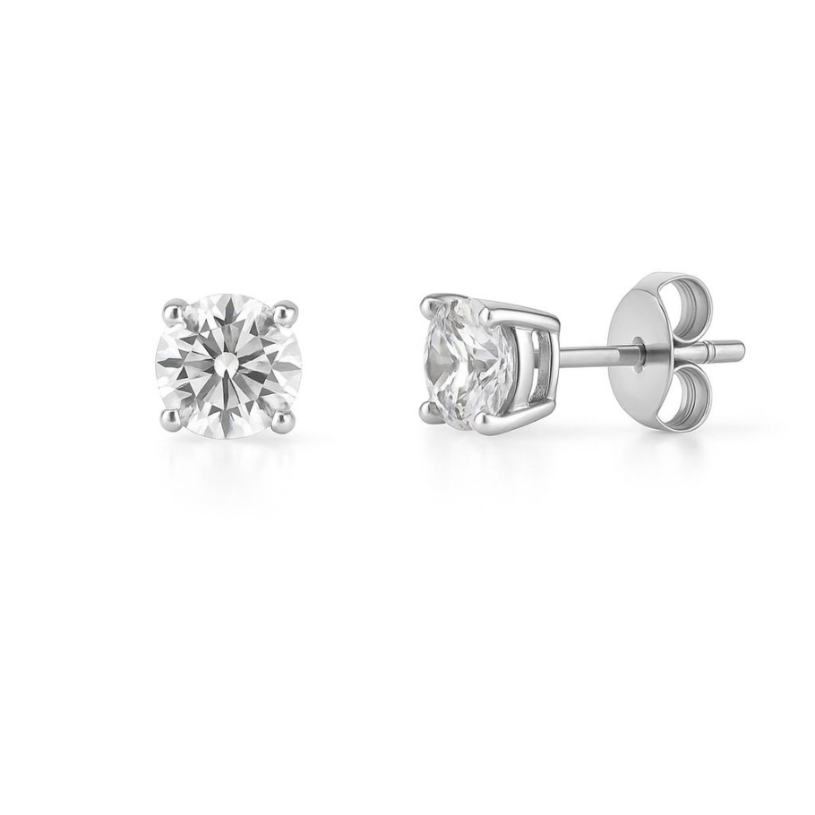 Cercei Cu Diamant Aur 18K AKP4516 0.63CT