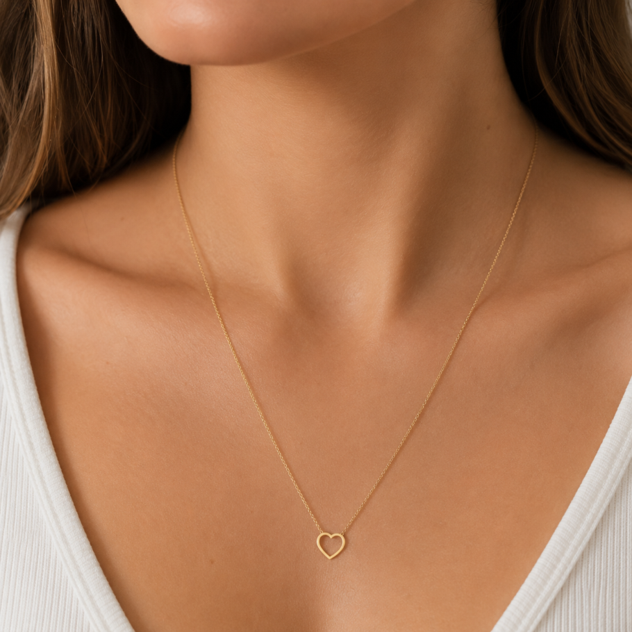 Colier Inima Aur 14K N-58