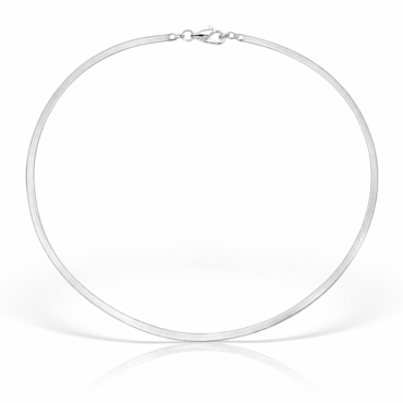 colier plat argint 925 an 12