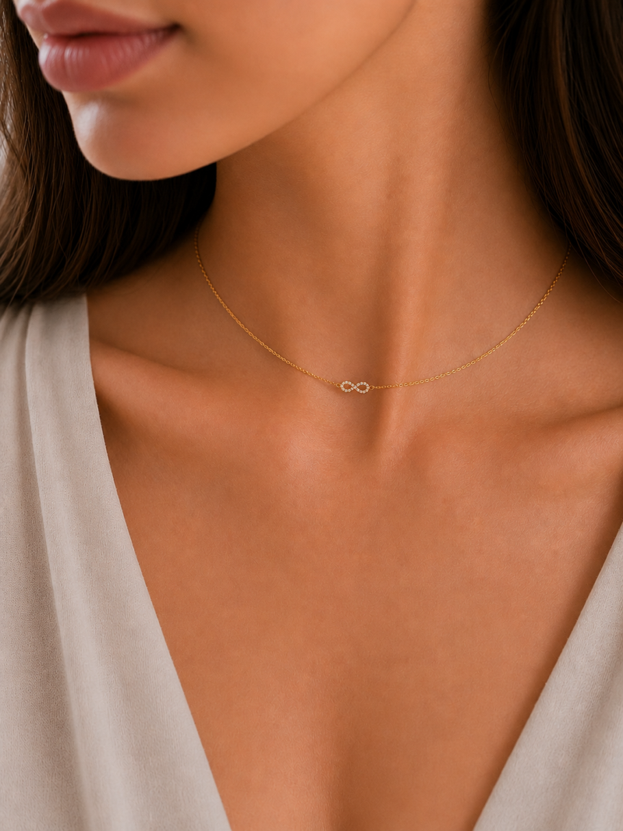 Choker Infinit Aur 14K N-62