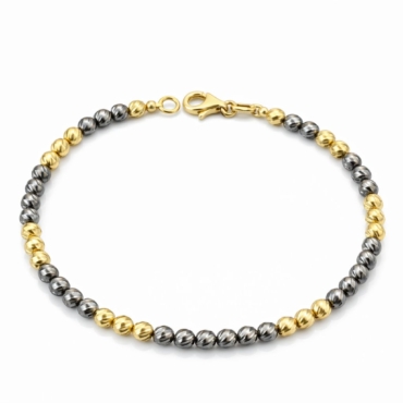 bratara cu bile aur 14k b 75