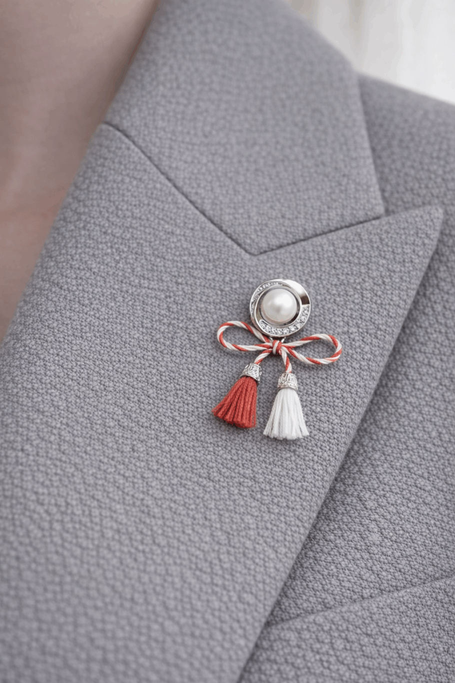 Brosa Cu Perla Argint 925 BM-24