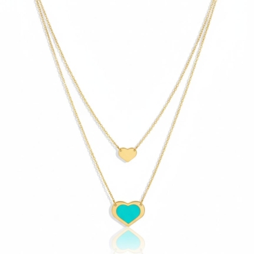 colier inimi aur 14k n 6