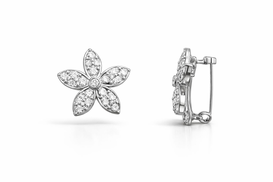 Brosa Floare Argint 925 BM-11