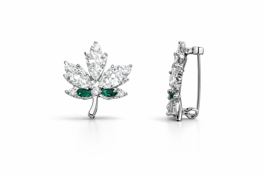 Brosa Frunza Argint 925 BM-6