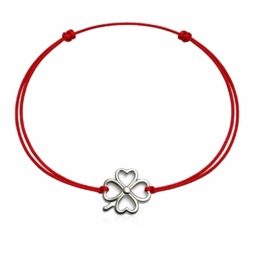 bratara cu snur rosu si fluturas argint 925 bs 3