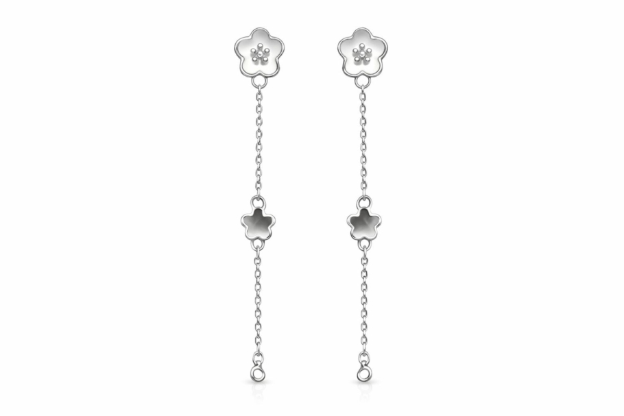 Cercei Floricele Argint 925 AC-34