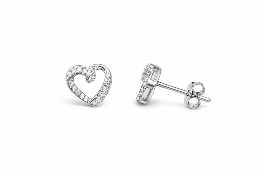 Cercei Inimioare Argint 925 AC-47