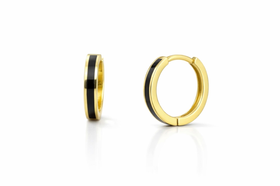 Cercei Cu Email Aur 14K E-47