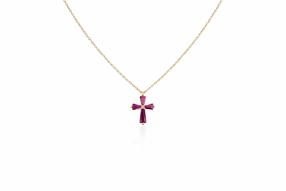 Colier Cruciulita Aur 14K N-79