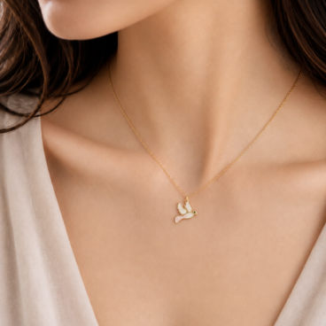 colier porumbel aur 14k n 88