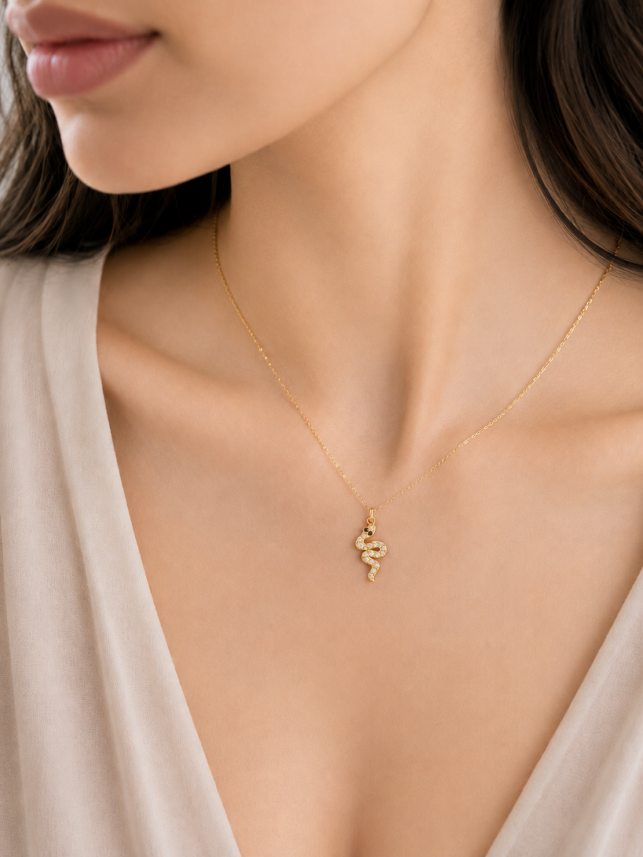 Colier Sarpe Aur 14K N-90