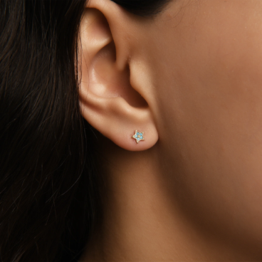 cercei stea aur 14k pxe0309