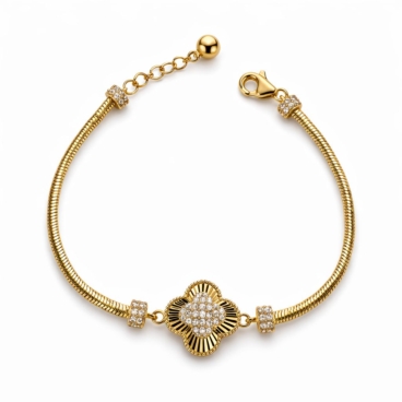 bratara trifoi aur 14k b 81