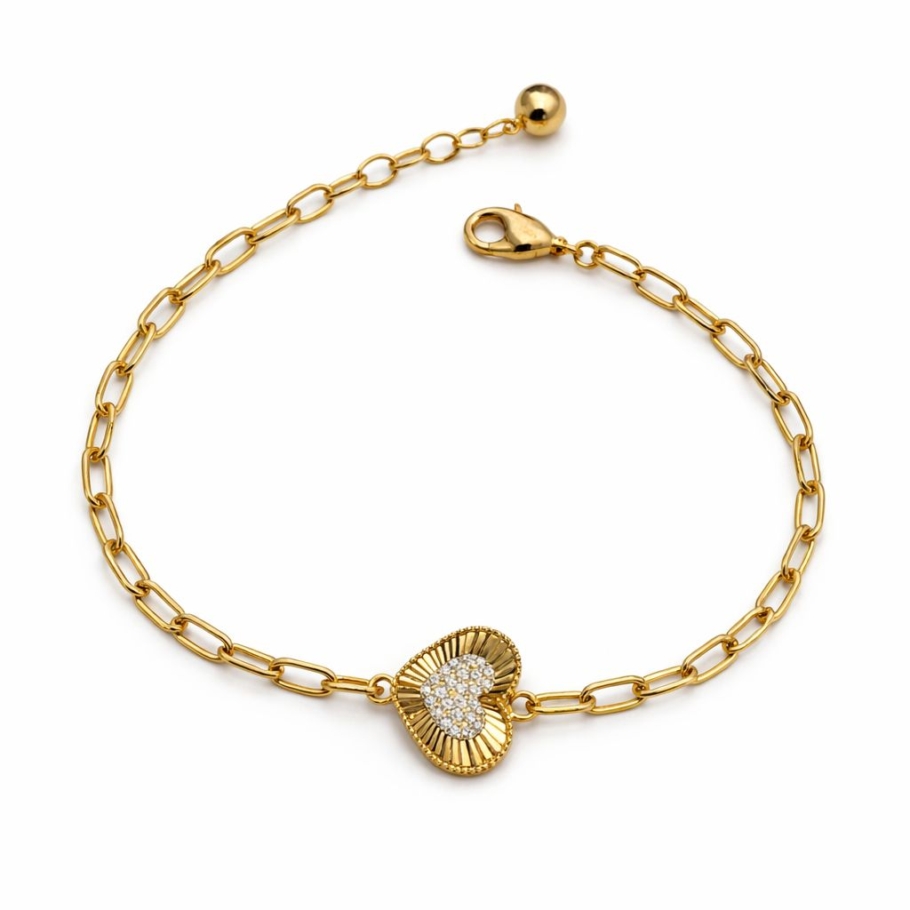 Bratara Inima Aur 14K B-85