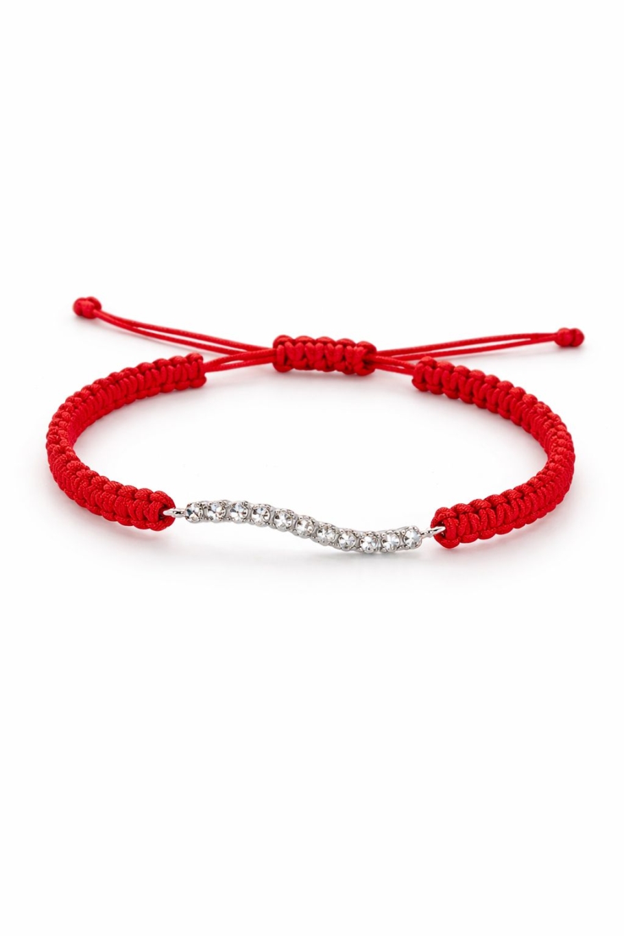 Bratara Snur Cu Diamante Aur Alb 18K ABL1408 0.18CT