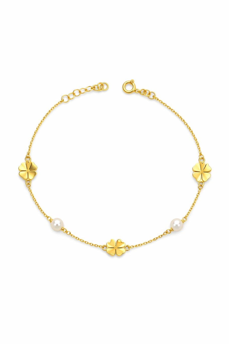 Bratara Trifoi Aur 14k B-88