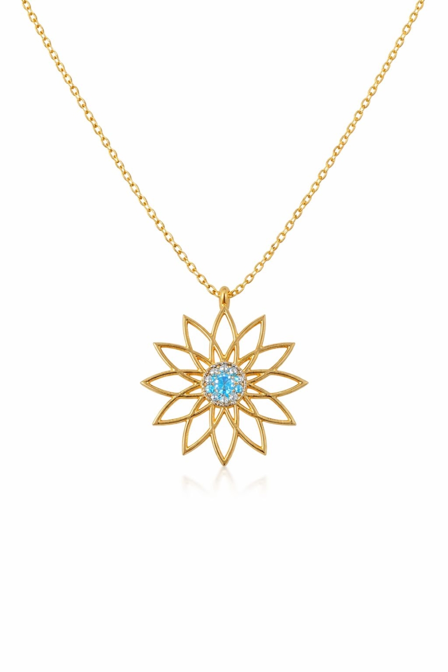 Colier Floare Aur 14K N-85