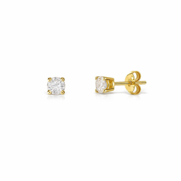 cercei cu diamant aur 18k akp4511 0.23ct