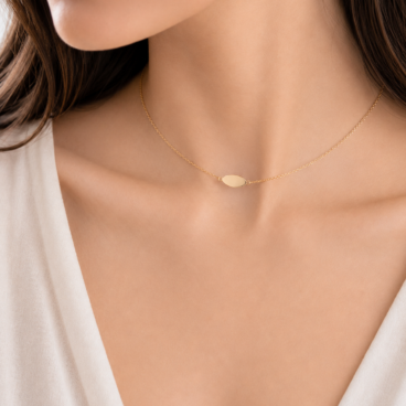 colier choker aur 14k n 91