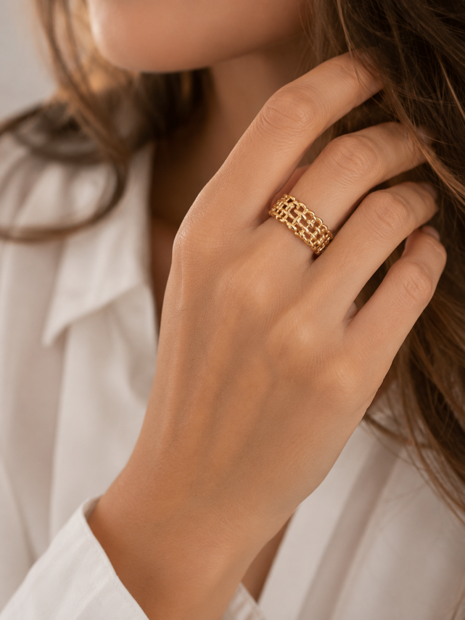 Inel Aur 14K I-58