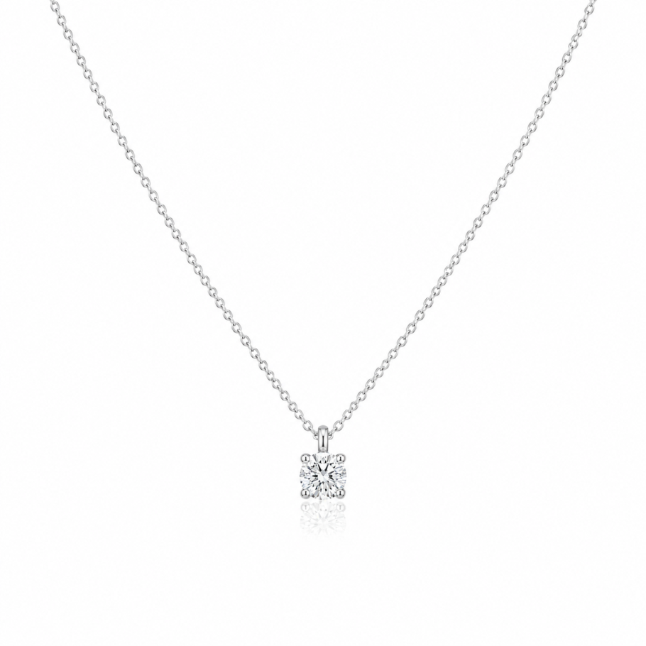 Colier Cu Diamante Aur 18K AKL1809 0.15CT