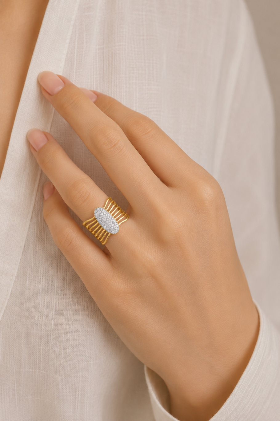 Inel Aur 14K I-80
