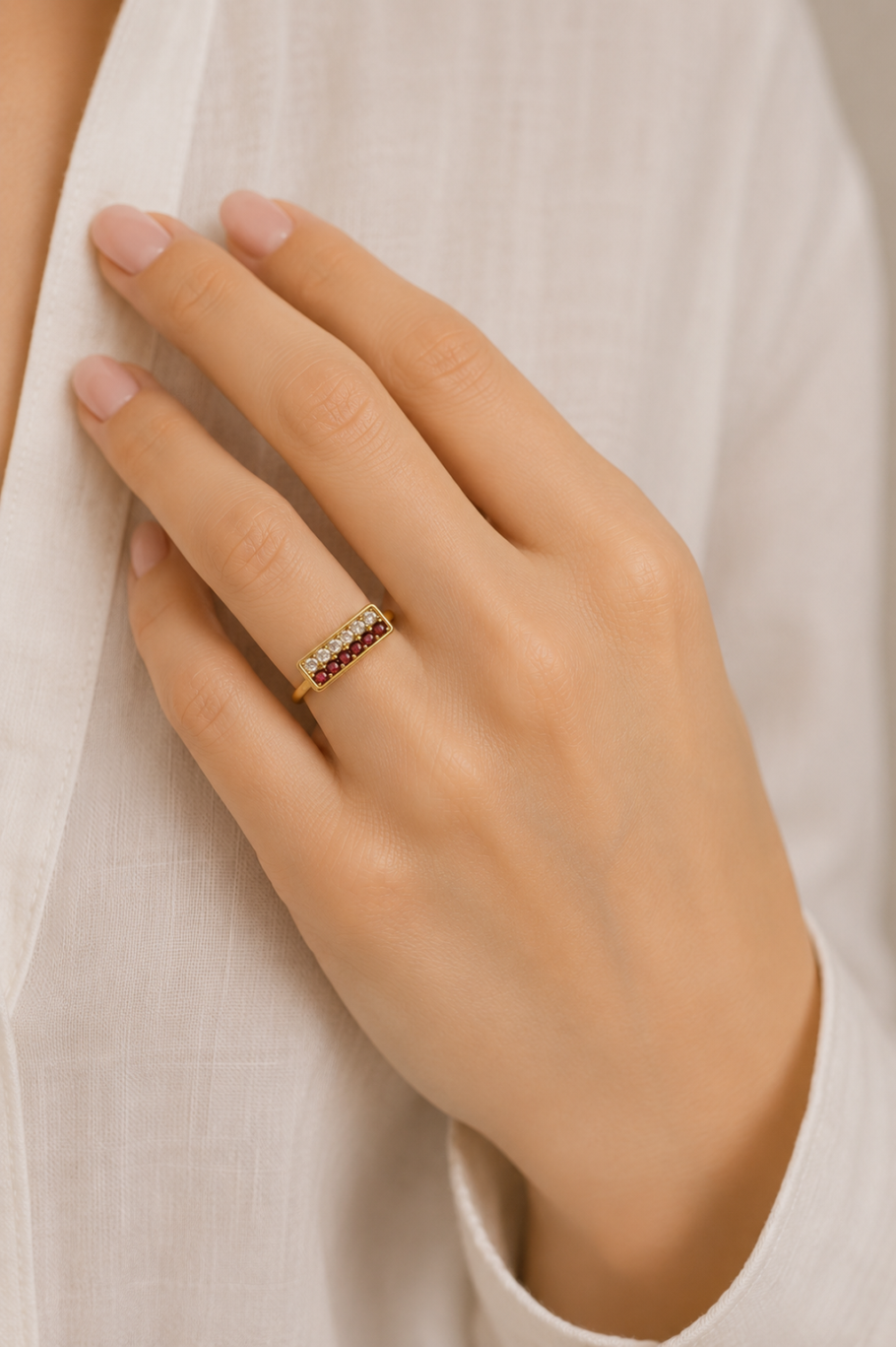 Inel Aur 14K I-84
