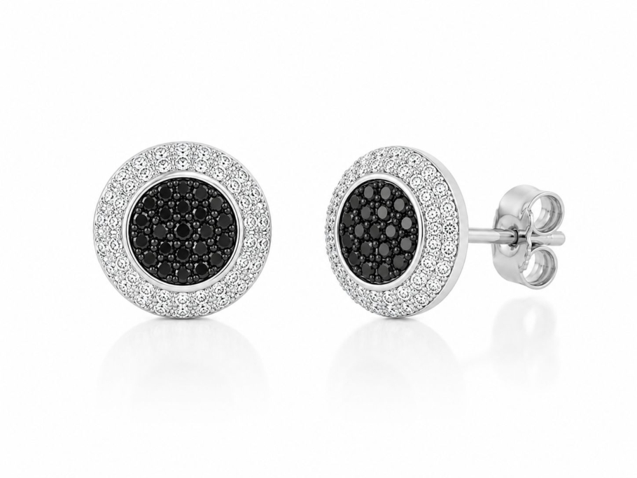 Cercei Cu Diamante Aur 18K AKP3571 0.45CT, 0.24CT