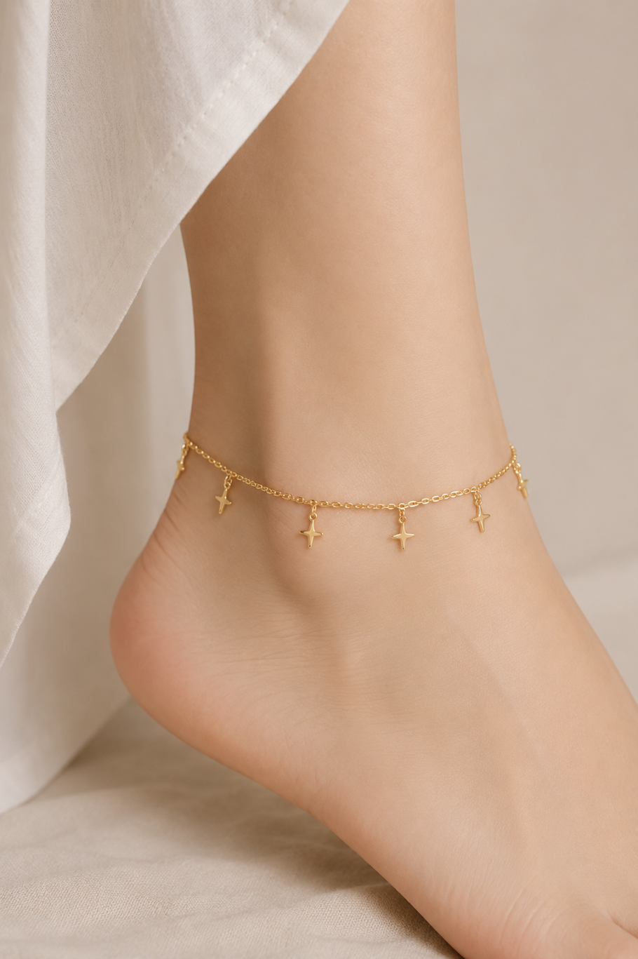 Bratara Picior Aur 14K BP26