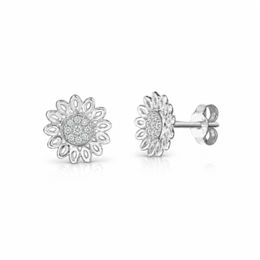 cercei floricica aur 14k c 15