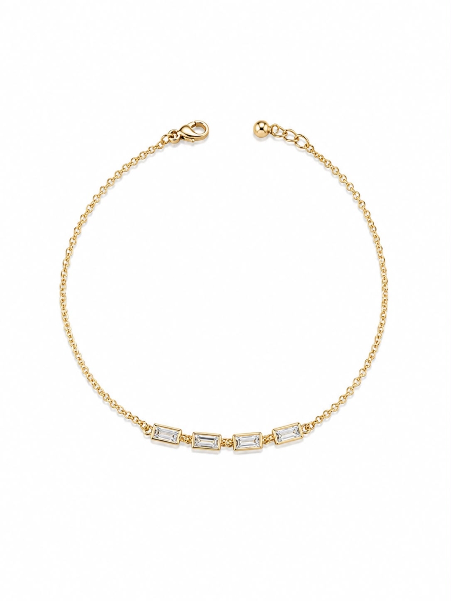 Bratara Cu Inimioare Aur 14K BB-15