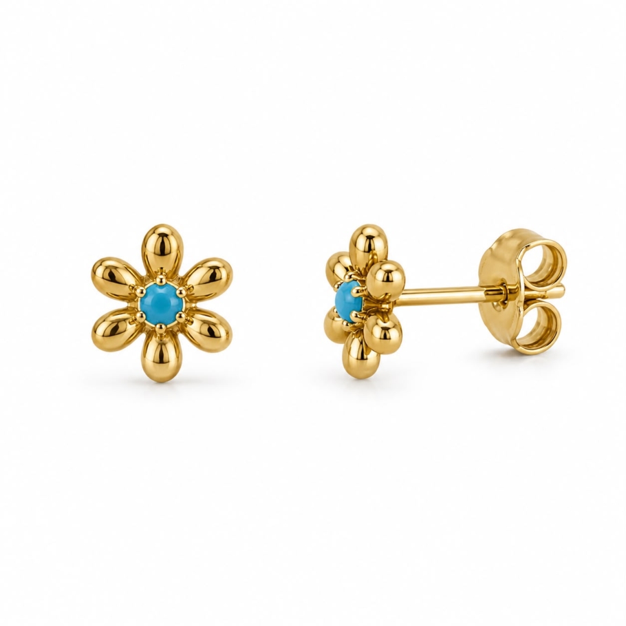 Cercei Floricica Aur 14K C-17