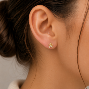 cercei floare 14k c 41