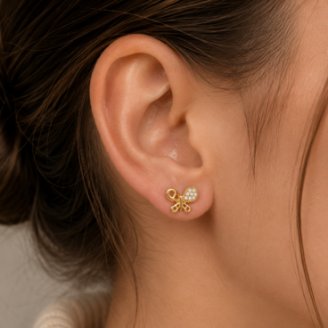 cercei fluturas 14k c 42