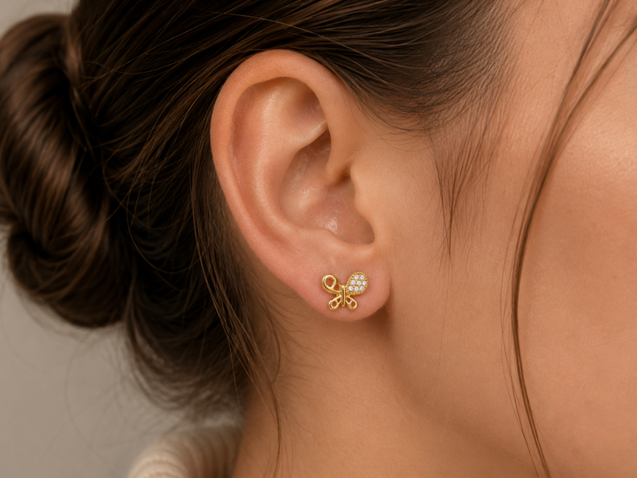 Cercei Fluturas 14K C-42