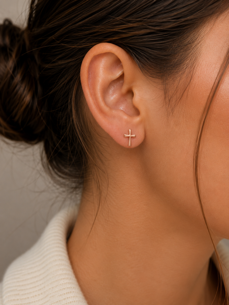 Cercei Cruciulita Aur 14K CC-11