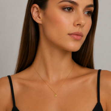 colier cu soare aur 14k nn 67