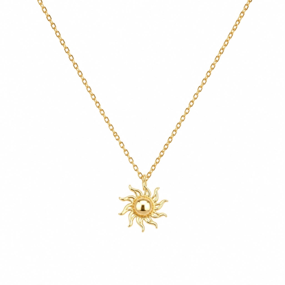 Colier Cu Soare Aur 14K NN-67