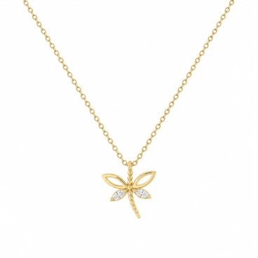 colier cu libelula aur 14k nn 66
