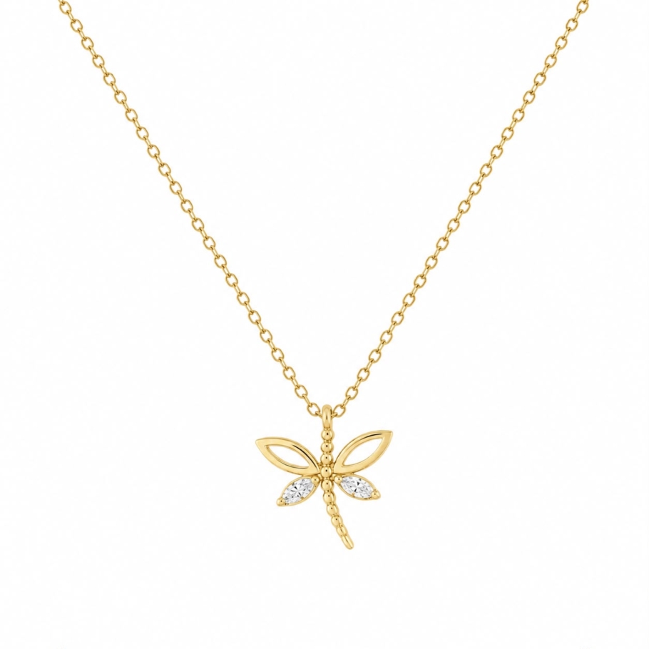 Colier Cu Libelula Aur 14K NN-66