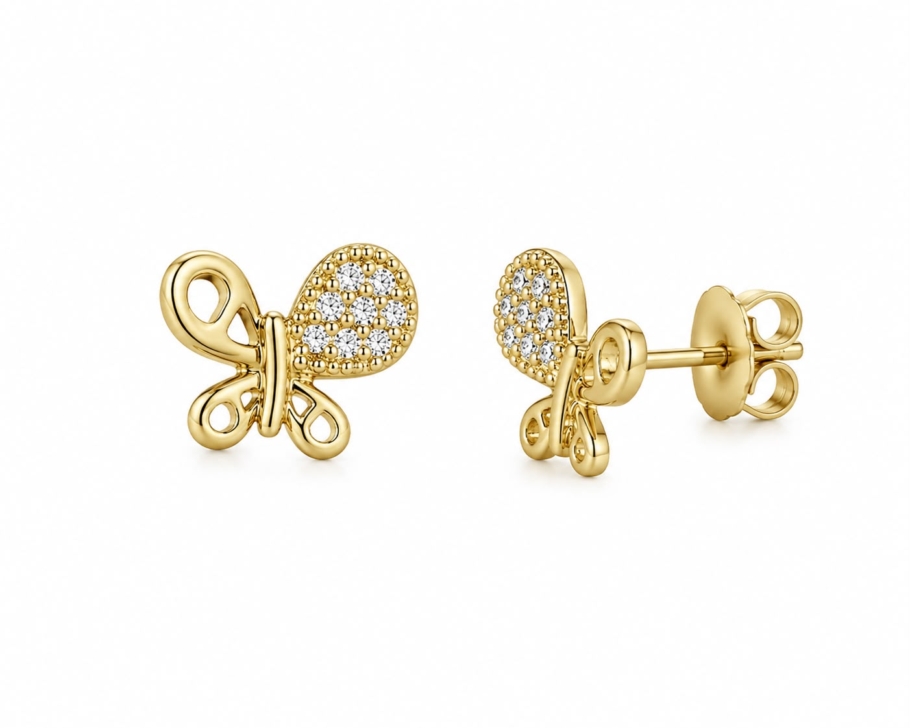 Cercei Fluturas 14K C-42