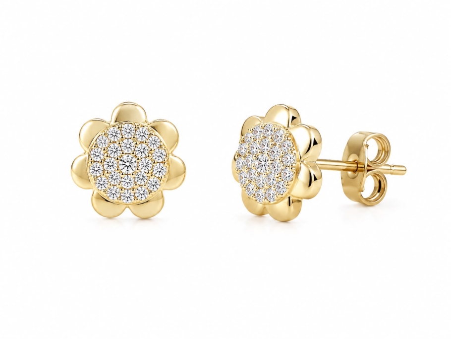 Cercei Floare 14K CC-10